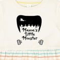 thumbnail image 4 of Inktastic Halloween Mama's Little Monster Frankenstein Girls Baby Dress, 4 of 5