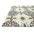 thumbnail image 2 of Loloi Francesca 3'6" x 5'6" Hand Hooked Rug in Ivory and Metal, 2 of 2