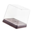 thumbnail image 3 of DOLITY Teapot Storage Box Transparent Display Case for Bedroom Bathroom Living Room Brown Base, 3 of 9
