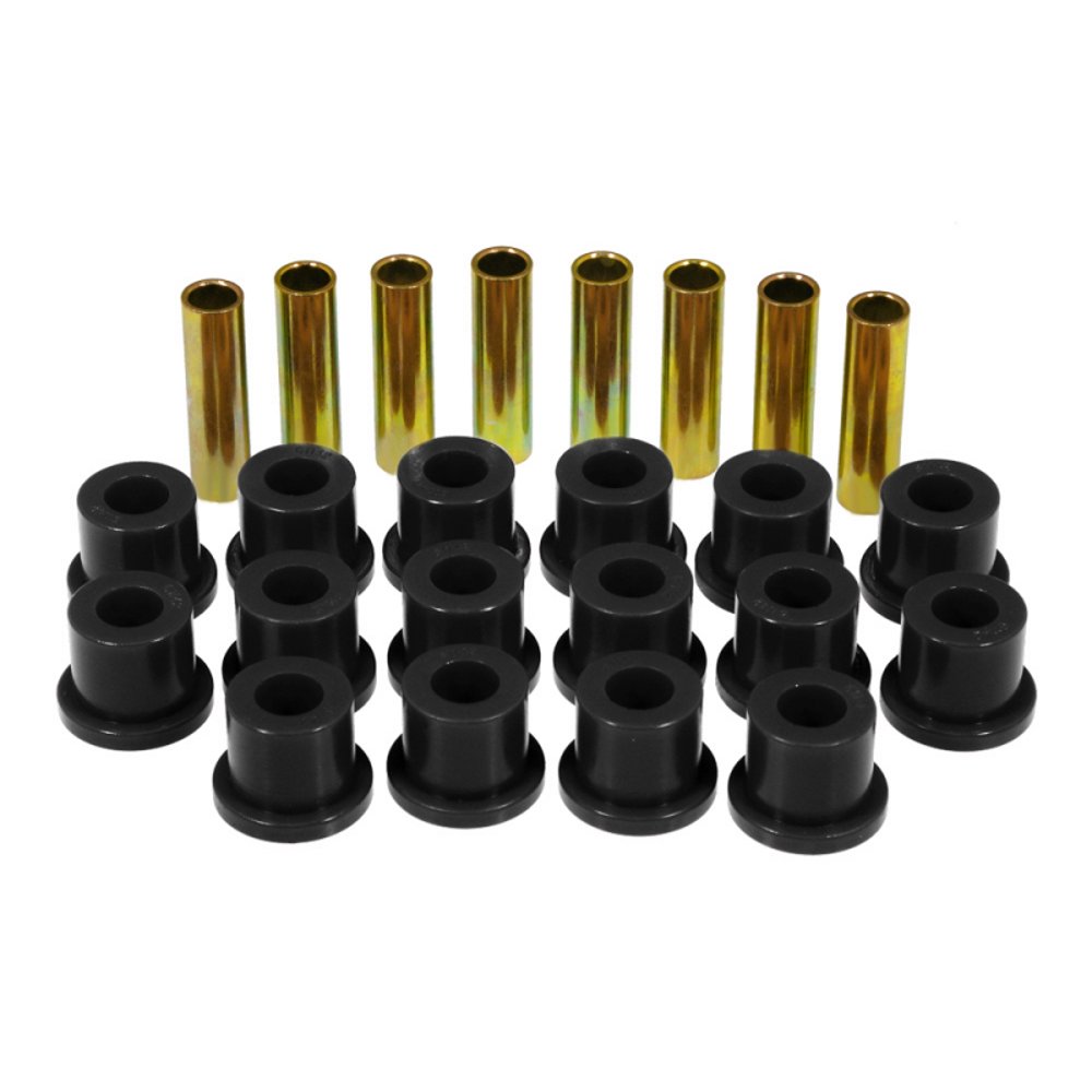 Prothane 6872 Ford F100/150 2wd Rear Spring & Shackle Bushings Black
