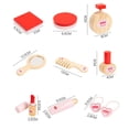 thumbnail image 4 of de maquillaje de simulación, accesorios de de uñas con bolsa de almacenamiento, juguete de maquillaje de simulación para niñas Baoblaze Juguetes de maquillaje de fantasía, 4 of 8