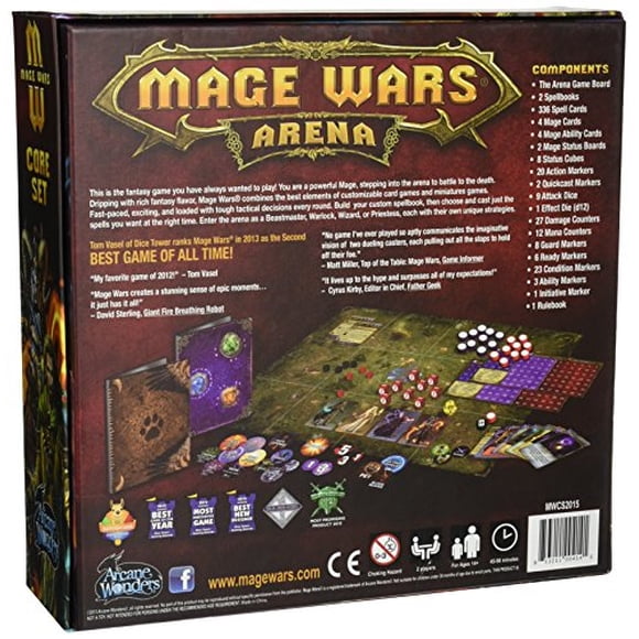 Juego de mesa Mage Wars Arena Arcane Wonders