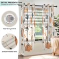 thumbnail image 3 of Yayeee Window Curtains Set of 2 for Living Room Light Filtering 63"x52", Fall Books, 3 of 7