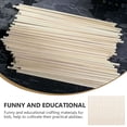 thumbnail image 4 of SHISUYAN 200Pcs Unfinished Natural Wood Dowel Rods Sticks for Kids Child DIY Crafts, 4 of 8