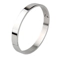 thumbnail image 4 of High Polished Glossy Surface Bracelet Stainless Steel Bangle for Men - Four, 4 of 8