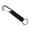 Black, variant on 1/4Pcs Outdoor Braided Rope Carabiner Keychain Heavy Duty Metal Portable Lightweight Camping Climbing Snap Hook Clip Hanging Buckle with 7 Strand Cord