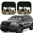 thumbnail image 1 of Wukai Cute Goat Baby Car Front Windshield Sun Shade,Sun Visor Shield Block Automotive Interior Protector Blocks UV Rays-Small, 1 of 6