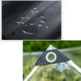 thumbnail image 3 of Bâche Transparente Extérieure, Bâche en Vinyle Transparent pour Pergola de Patio Jardin, Résistant à la Chaleur, Résistant aux Déchirures, Imperméable et Coupe-Vent pour Balcons Toits (0.35mm), 3 of 7