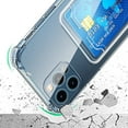 thumbnail image 2 of Compatible with iPhone 11 case with Card Holder, Clear Card Slot case, Ultra-Thin, Soft, Shockproof, Credit Card Protective Cover for iPhone 11, 2 of 6