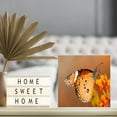 thumbnail image 3 of Wooden Box 5x5 Inch Farmhouse Style Strawberry Box Sign Wood Desk Sign Decor Rustic Farmers Market Strawberries Wooden Block Plaque Box Sign Kitchen Home Decorations, 3 of 5