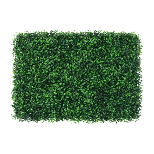 Planta artificial de césped, tapete de hojas para colgar en la pared, planta artificial decorativa de pared, 40cmx60cm Verde