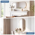 thumbnail image 5 of GIANNA 24"x48" Oval Bathroom Mirror – Metal Frame, Elliptical Wall Mirror for Vanity, Gold, 5 of 5
