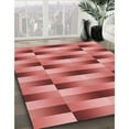 thumbnail image 3 of Ahgly Company Machine Washable Indoor Rectangle Transitional Lava Red Area Rugs, 7' x 9', 3 of 7