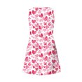 thumbnail image 5 of Fmbrln Womens Summer V Neck Sleeveless Tank Dress Fashion Casual Heart Print Mini Dress Hawaiian Beach Sundress with Pockets, 5 of 7