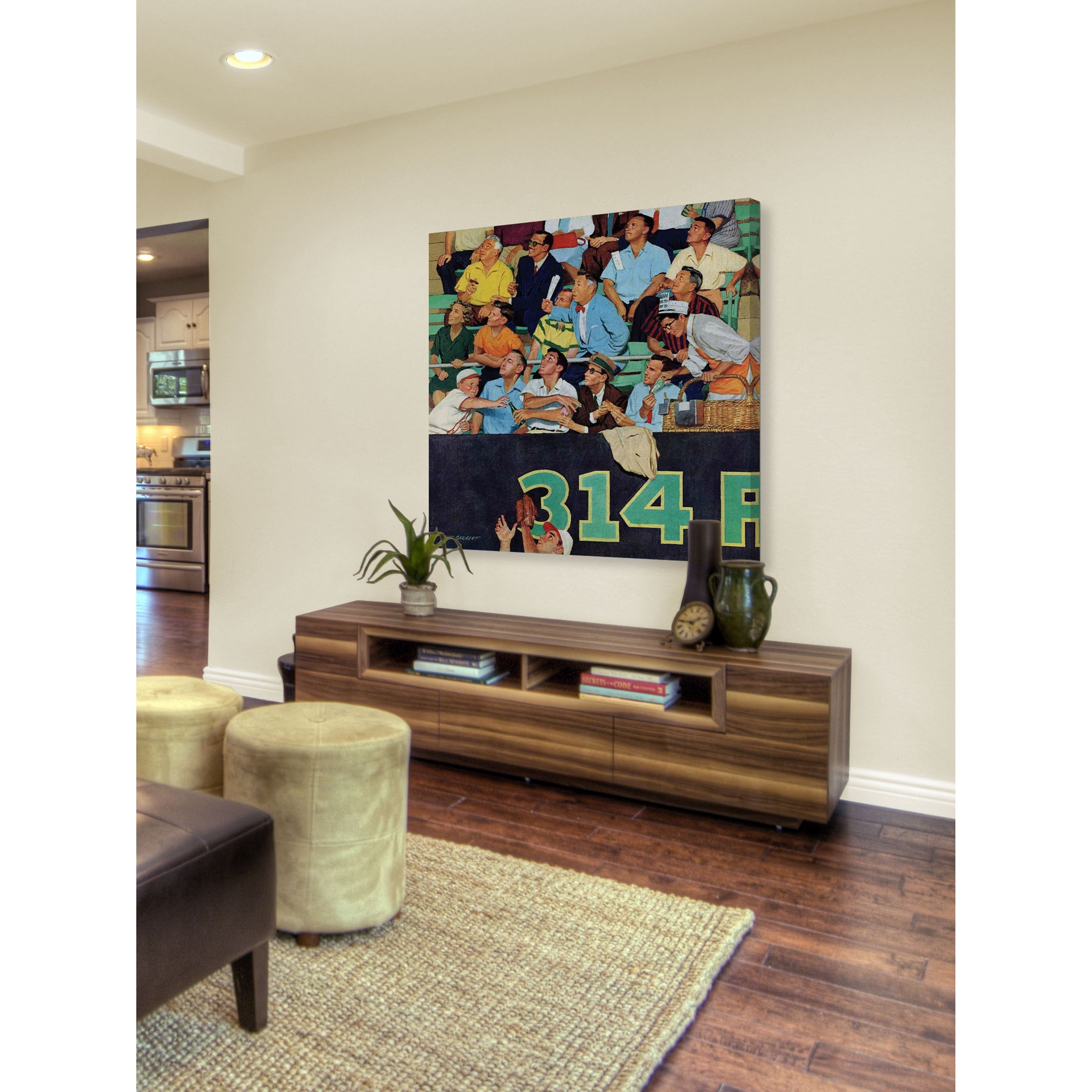 Marmont Hill No Time for a Hotdog by Richard Sargent Painting Print on Canvas