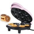 thumbnail image 1 of 700W 110V US Plug Electric Donut Maker with Non-Stick Coating, Double-Sided Heating, ABS Material, 24.5x8x6.5cm Compact Size, Multifunctional Breakfast Appliance for Homemade Donuts, Cakes & Breads -, 1 of 7
