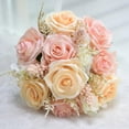 thumbnail image 5 of Wedding Bouquets for Bride with Ribbon Bridal Holding Wedding Bouquet for Bridal Shower Wedding Church Party, 5 of 7