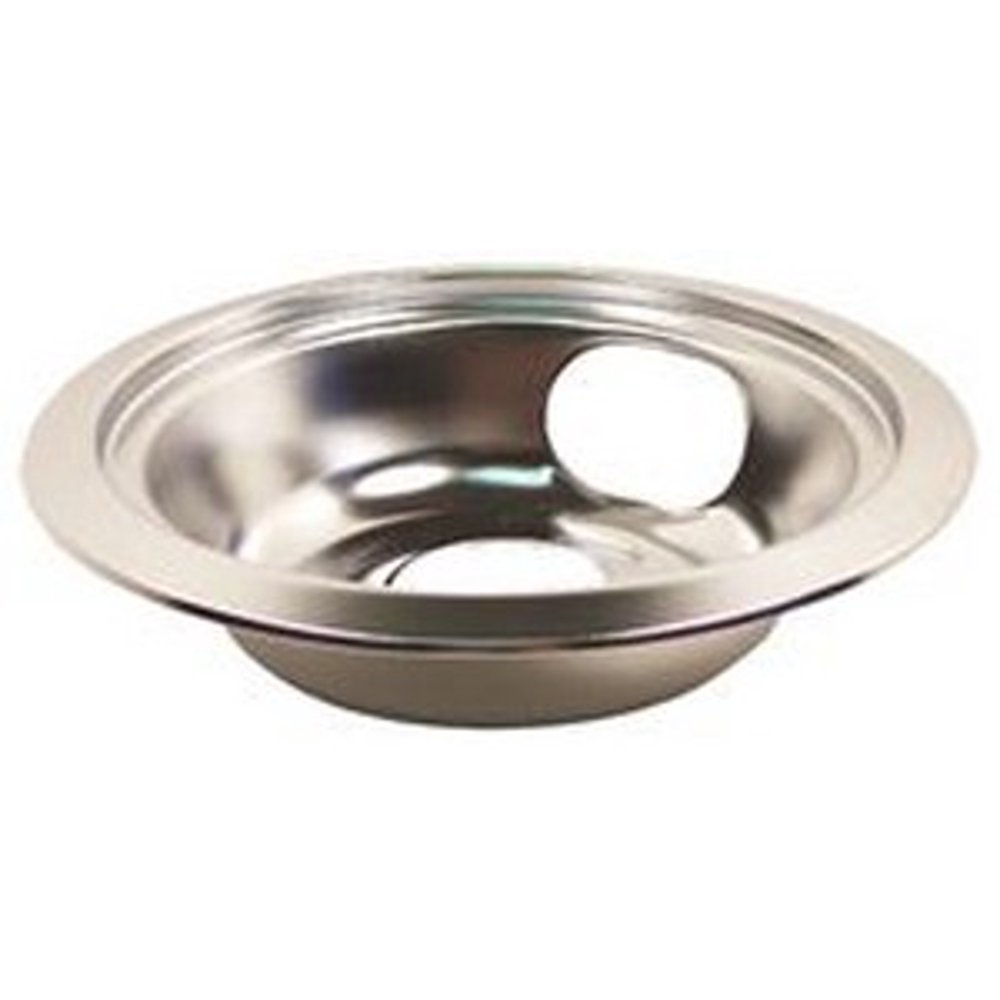 ELECTRIC RANGE DEEP DRIP PAN FITS GE® AND HOTPOINT® RANGES, CHROME, 8