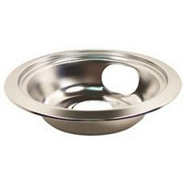 ELECTRIC RANGE DEEP DRIP PAN FITS GE® AND HOTPOINT® RANGES, CHROME, 8