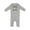 AC-Heather Grey, variant on My Gigi Loves Me with Sloth and Hearts Baby Romper Coveralls