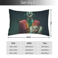 thumbnail image 4 of Joker Harley Quinn Pillowcase Cushion Pillow Covers With Hidden Zipper Pillow Case Decor For Bed Dorm Sofa Couch Car 14"x20", 4 of 8