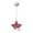 Star, variant on Christmas Window Decorations Lights with Suction Cup Hanging Light Santa Claus, Stocking, Tree Xmas Lights Decorations for Home Party Decor (Star)