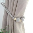 thumbnail image 1 of SuoKom Curtain Tiebacks Ropes Boho Curtain Tiebacks Curtain Holdbacks for Wall Curtain Tiebacks Window Drape Tie Back with Hooks for Bedroom Wall Dining Decoration, 1 of 6