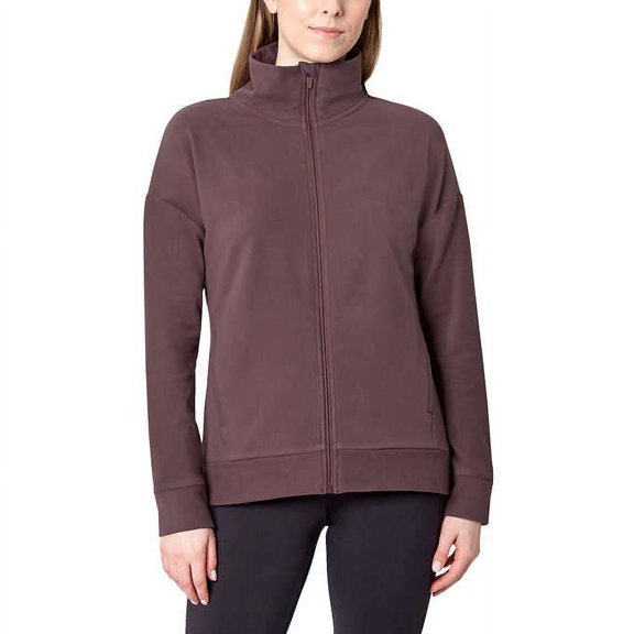 Mondetta Cozy Full Zip Women's Jacket Berry Flint Large