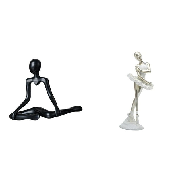 Figura de escritorio,Escultura abstracta de pensador para decoración de oficina y hogar.,Figura de escritorio,Estatua de bailarina de ballet,adorno de escritorio,decoración del hogar,Estatua