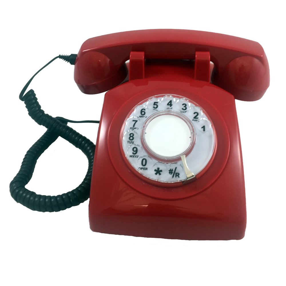 Cortelco Rotary Phone Red