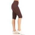 thumbnail image 2 of Women's Lightweight Solid Casual High Waist Running Yoga Daily Workout Capri Leggings, 2 of 5