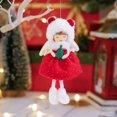 thumbnail image 3 of Elfo navideño para niña, decoraciones navideñas, colgante de felpa, muñeca de juguete para niños, regalo bonito para niña, minimuñeca, regalo de Año Nuevo, decoraciones para el hogar, 3 of 4