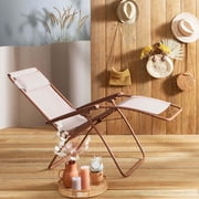 Lafuma R Clip Reclining Foldable Zero Gravity Relaxation Chair, Canyon Red