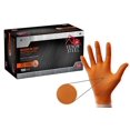 thumbnail image 1 of Guantes desechables Venom Steel, naranja, nitrilo, 8 mil, 100 quilates, 1 of 8