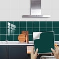 thumbnail image 6 of 12Pcs Self Adhesive Waterproof Tile Wall Stickers  Vinyl Backsplash Green Tiles DIY Decals Kitchen Decor 7.87"x7.87", 6 of 7