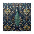 thumbnail image 2 of Yayeee Shower Curtain with Hooks 72"x72" Waterproof Fabric Bathroom Hanging Decor, Navy Blue Peacock Pattern, 2 of 5