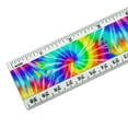 thumbnail image 2 of Tie Dye Pattern 12 Inch Standard and Metric Plastic Ruler, 2 of 3