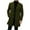 Green, variant on Aihuaihua Mens Trench Coat Slim Fit Single Brested Overcoat Winter Notched Collar Wool Blend Long Winter Coats With Pockets GY1 L