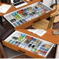 Cq acrylic 25 pc Drawer Organizer, 4 Sizes Plastic Drawer Organization