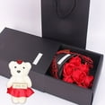 thumbnail image 3 of Inteprter Regalo romántico del Día de San Valentín, jabones de oso, flores rosas, pétalos grandes de baño, decoración de regalo de Kits de decoración para fiestas, 3 of 6