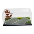 thumbnail image 4 of Vitrina de exhibición de coche para diorama a escala 1:64, modelo de escena de estacionamiento con cubierta transparente, caja de almacenamiento para, 4 of 8