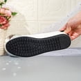 thumbnail image 6 of KIJBLAE Women's Vintage Peep Toe Bow Knot Flats, Low Cut Slip On All-Match Casual Moccasin Flat Shoes White 42, 6 of 9