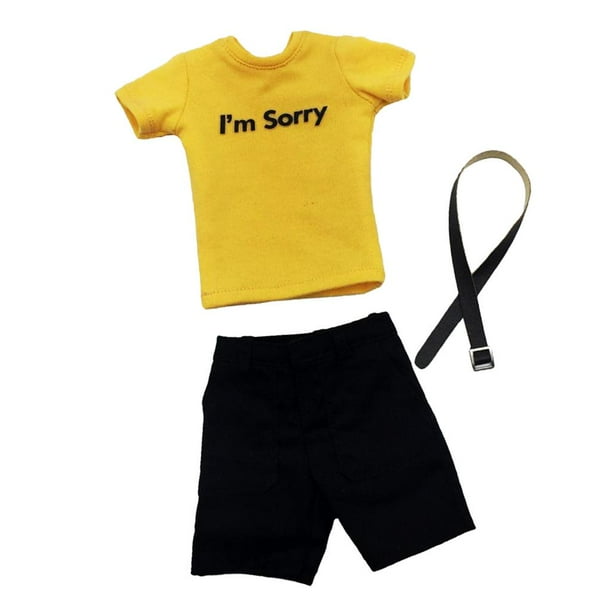 1 6 Camiseta Ropa Set de Accion Color Rojo Amarillo Negro para Seleccion Amarillo Yotijar Ropa de la figura de accion Walmart en linea