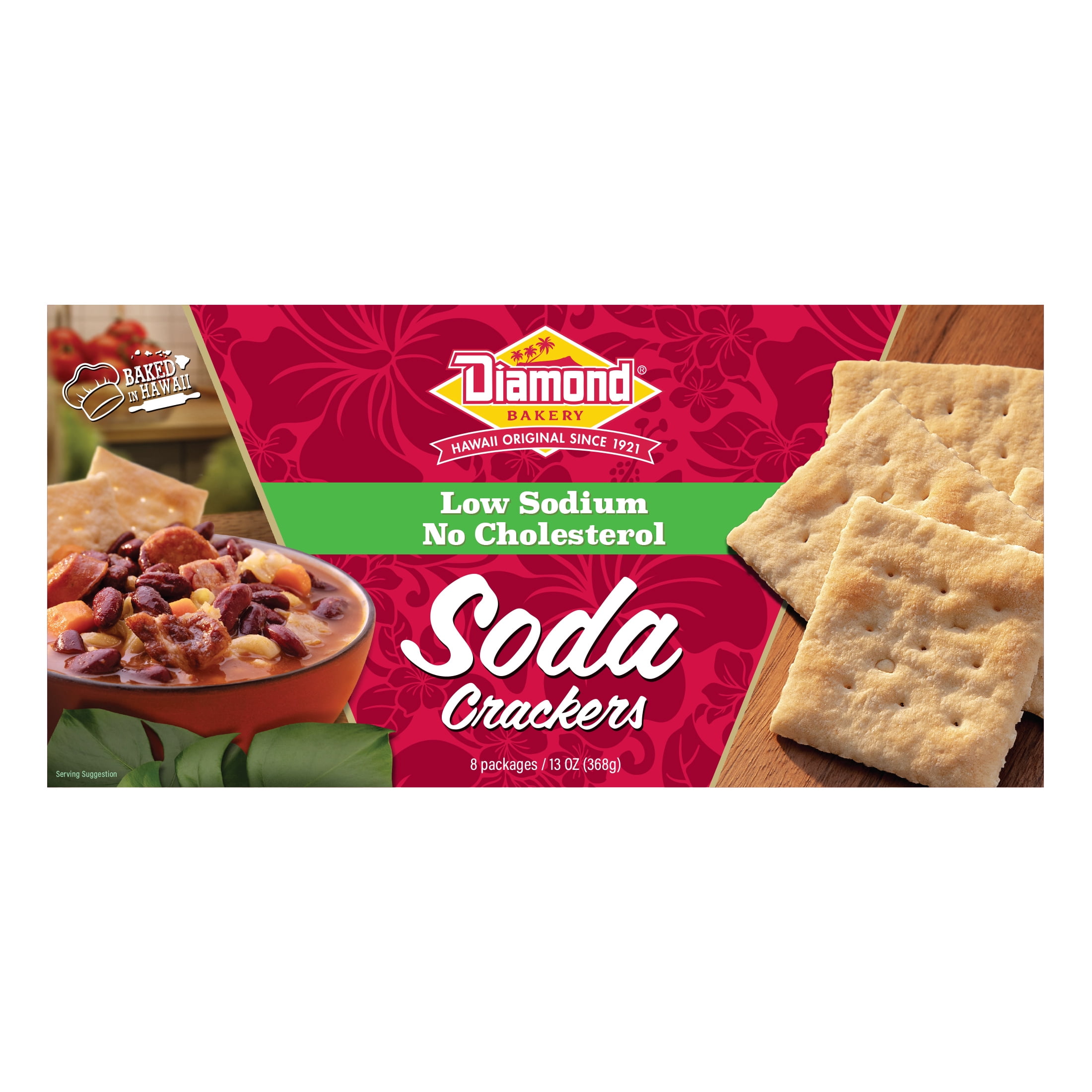 Diamond Bakery Low Sodium Soda Crackers, 13 Oz.