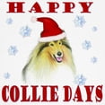 thumbnail image 3 of CafePress - Happy Collie Days Christmas Sweatshirt - Crew Neck Sweatshirt, 3 of 4