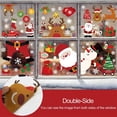 thumbnail image 2 of Pegatinas de pared navideñas para refrigerador, pegatina de vidrio para ventana, Papá Noel, alce, regalo, decoración de Feliz Navidad para el hogar, adornos de Navidad, 2 of 4