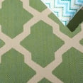 thumbnail image 6 of Safavieh Courtyard Amber Geometric Indoor/Outdoor Area Rug, Green/Beige, 5'3" x 5'3" Square, 6 of 11