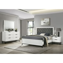 Sonora 4-piece Eastern King Bedroom Set White