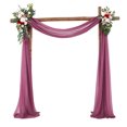 thumbnail image 3 of Outdoor Backdrop Curtain Densed Elastic Wedding Arch Drapes Photo Photography 2ftx18ft For Ceremony Reception, 3 of 9