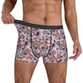 thumbnail image 3 of Men's Boxer Briefs, Paisley Print No.J95 Soft Comfy Mens Underwear Boxer Briefs Breathable With Widen Waist, 3 of 7